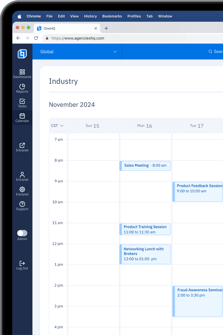 A CRM built for Insurance Distribution.