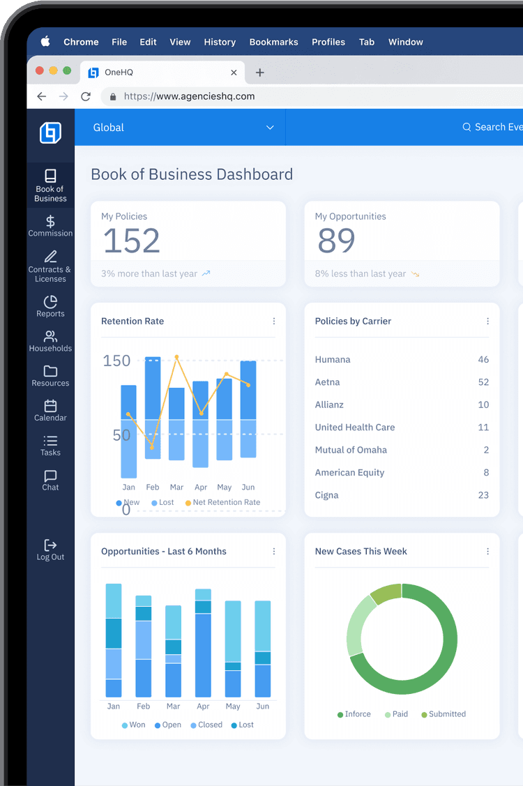 An Agent Portal built for professional service.
