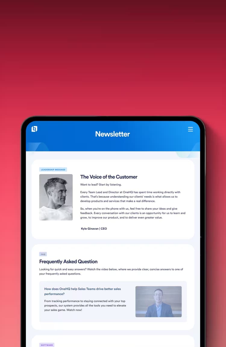Receive the latest updates and product news.